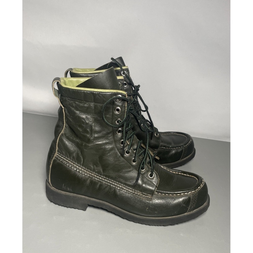 VTG Browning Sportsman Green Leather Hiking Hunting Engineer Boots Women's 8 C